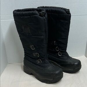 Black Sorel  Winter Snow Boots